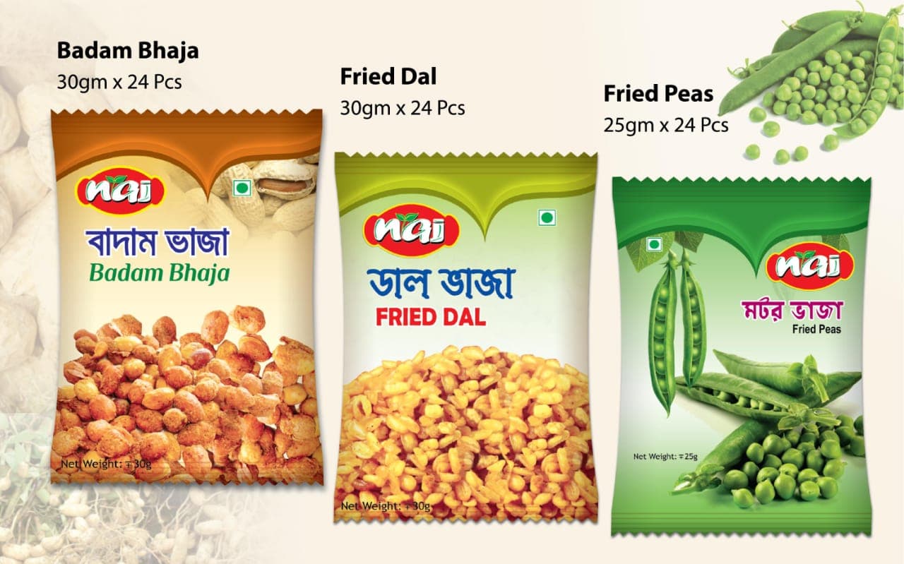 Fried Dal, Mixed Peas