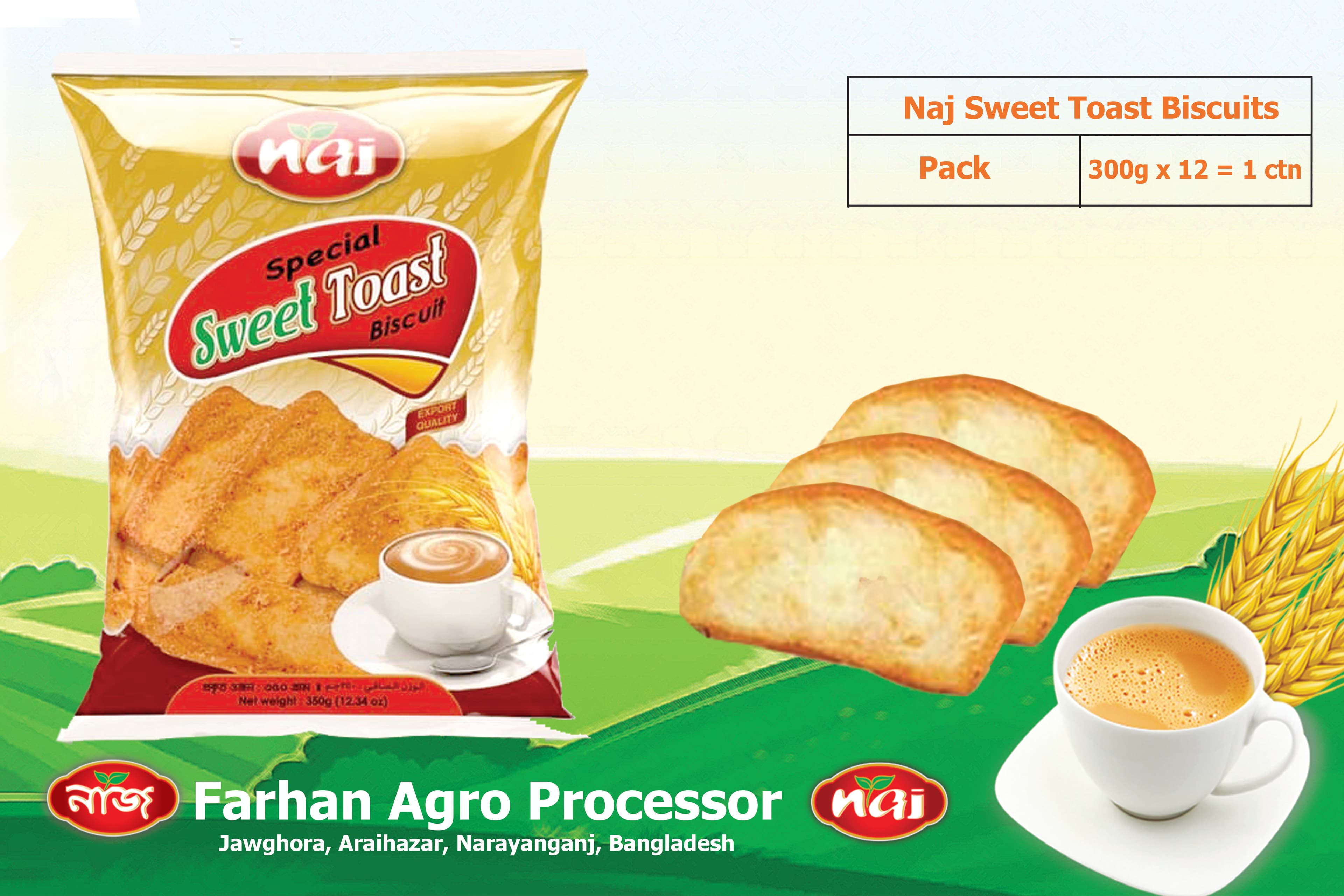 Sweet Toast Biscuit