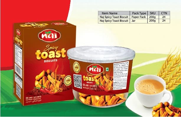 Spicy Toast Biscuits - Image 1